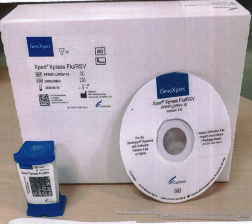 艾斯柏特流行性感冒病毒暨呼吸道融合病毒快速檢測試劑組(Xpert Flu/RSV)